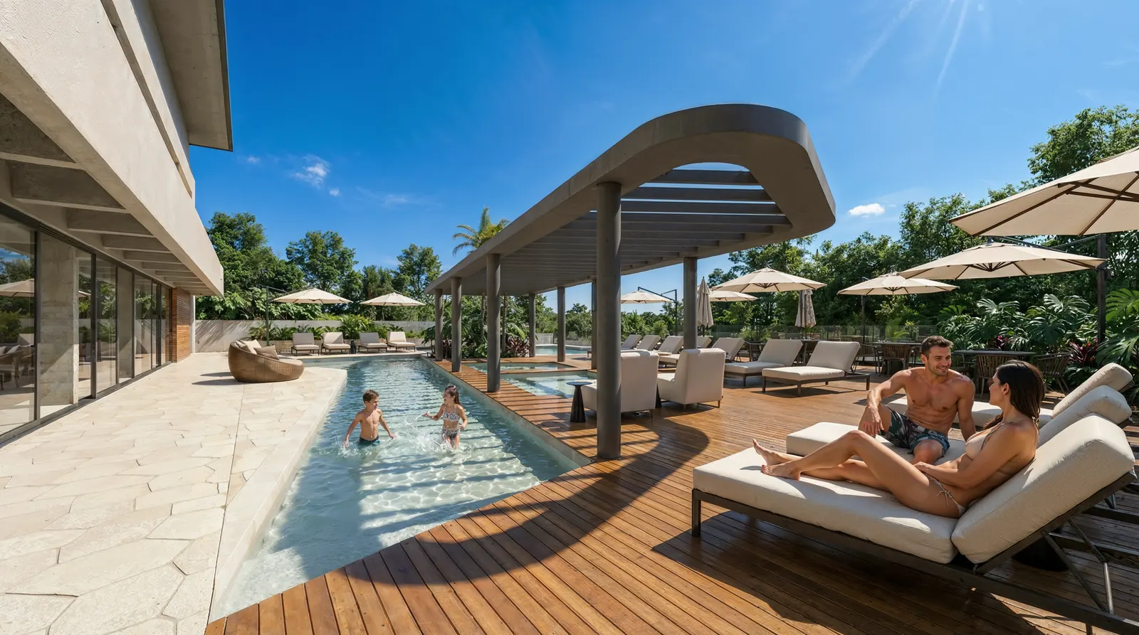 Vistta Curitiba — Áreas sociais · Interiores — Vistta Home Resort, Curitiba, PR